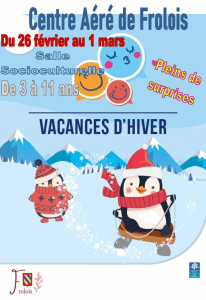 Centre aéré Vacances d'hiver