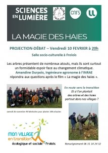 Projection-débat LA MAGIE DES HAIES